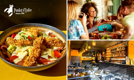 Menu en 2 ou 3 services au choix à Lens