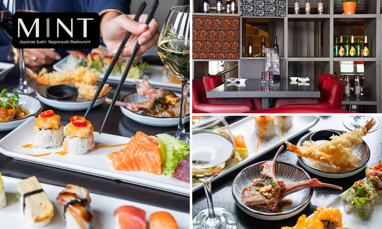 All-You-Can-Eat-diner (geen tijdslimiet) bij Restaurant Mint in hartje Eindhoven