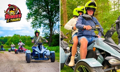 Tourrit op een e-quad (45 of 75 min) + warme drank + lekkernij