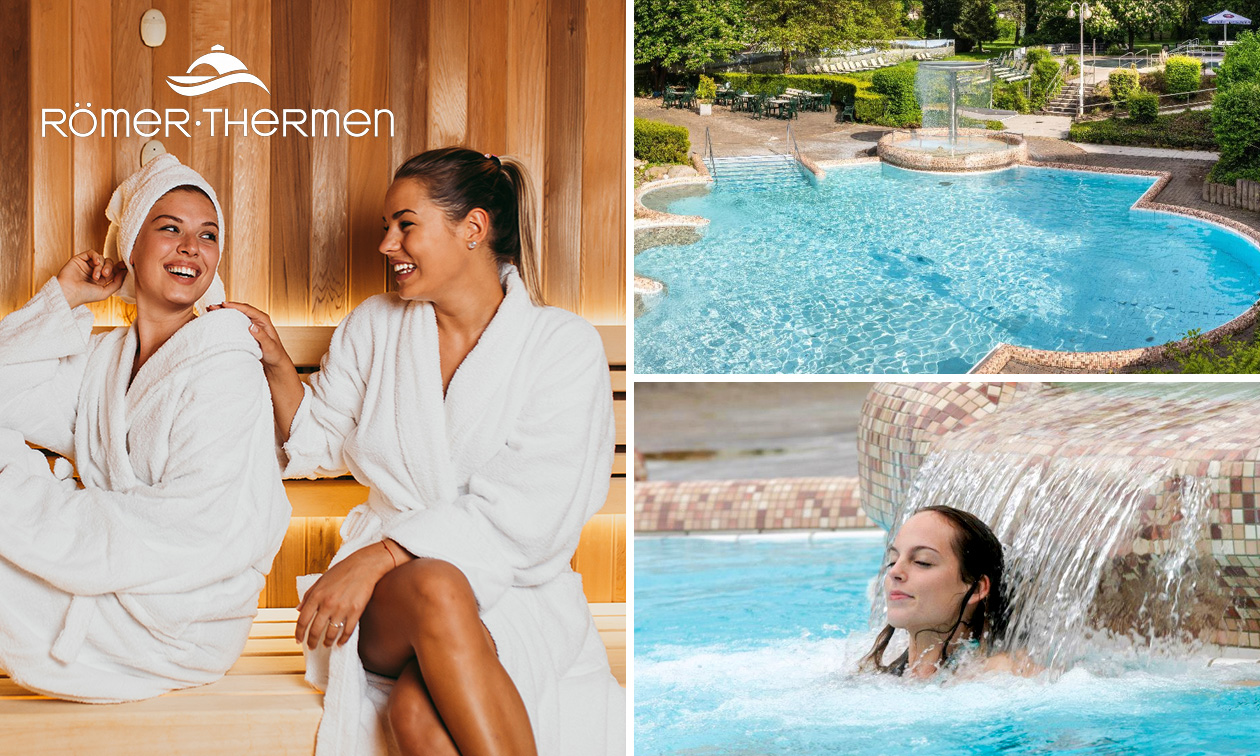 2 Tagestickets für die Römer-Thermen optional inklusive Saunalandschaft