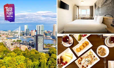 Übernachtung(en) für 2 + Early- oder Late Check-out im Rotterdam Teleport Hotel