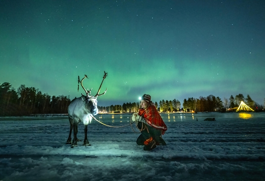 Nordlys i Lapland