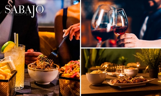 Shared dining-diner (8 gerechtjes) bij Sabajo Concept Bar