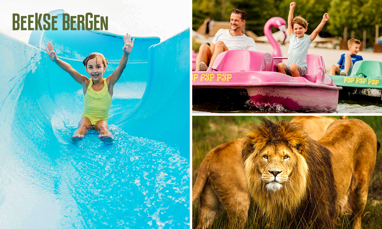 Billet d'entrée au Safaripark + Speelland Outdoor Beekse Bergen