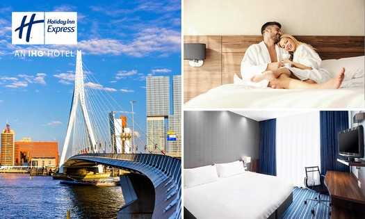 Übernachtung für 2 + Frühstück + late Check-out + Parken in Rotterdam