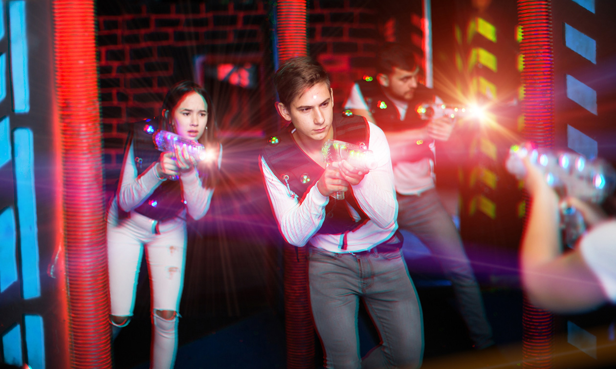 3 Spiele oder 3 Stunden Lasertag (für 1 oder ab 6 Pers.) + opt. unbegrenzt Wasser