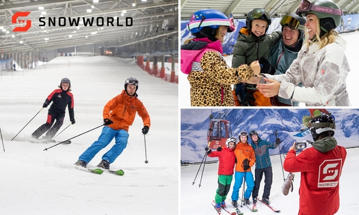 Skipas bij SnowWorld