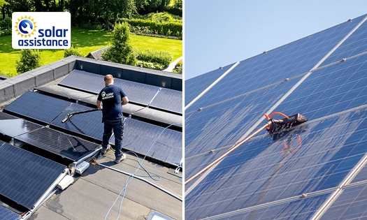 Nettoyage de panneaux solaires