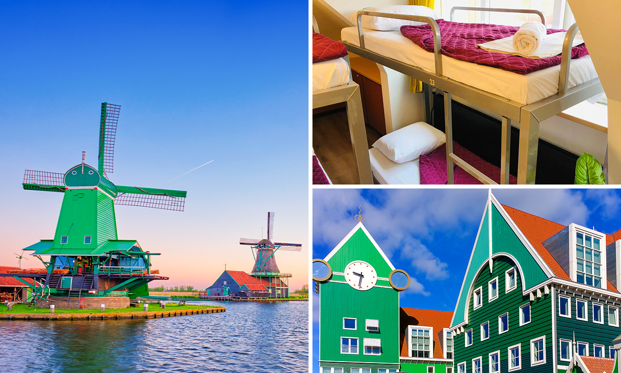 Übernachtung + opt. Late Check-out und Mittag- oder Abendessen in Zaandam