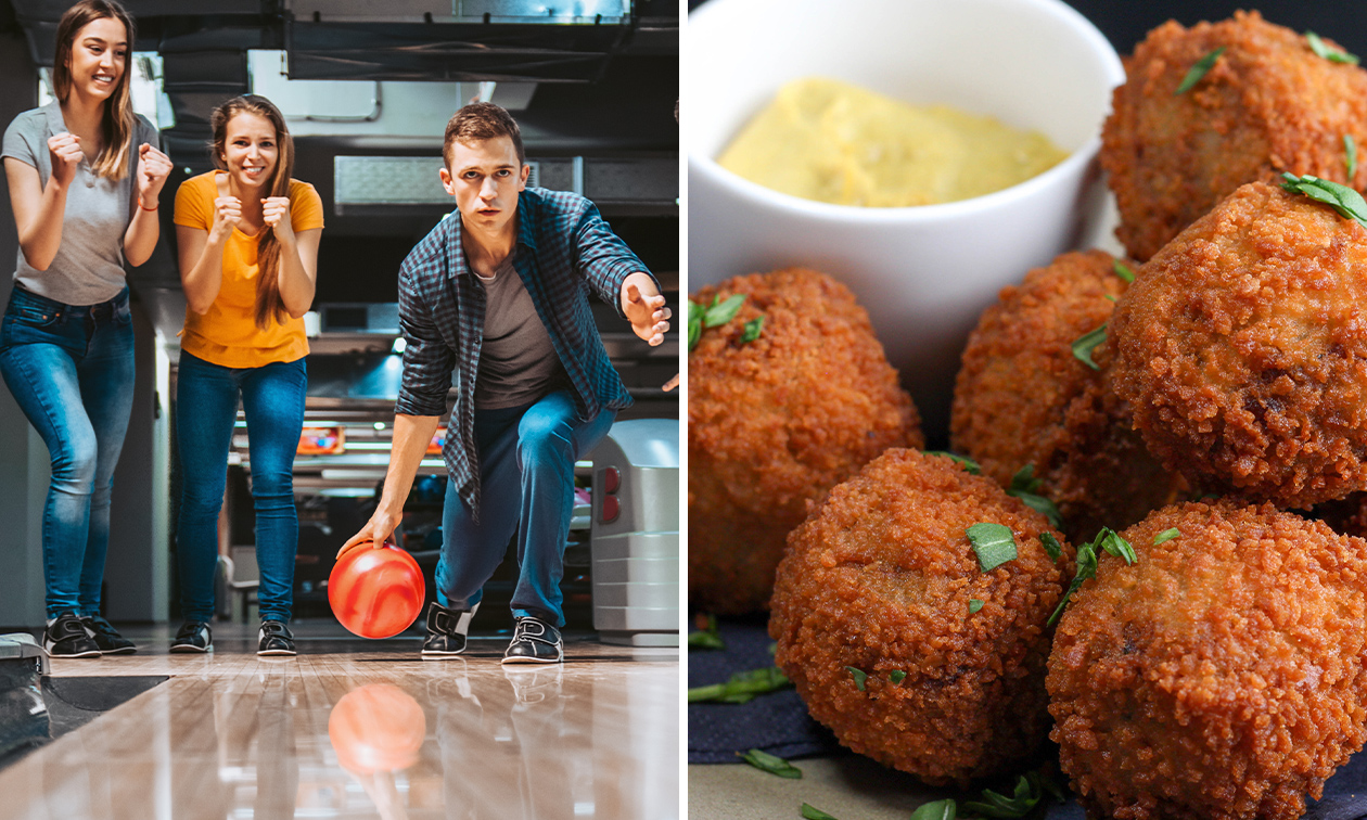 1 of 1,5 uur bowlen + bitterballen (2-6 personen) bij Sportcentrum Leek