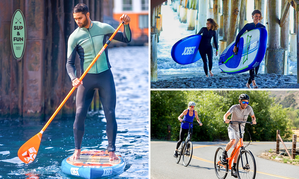 Huur sup board of SUB bike (3 of 6 uur)