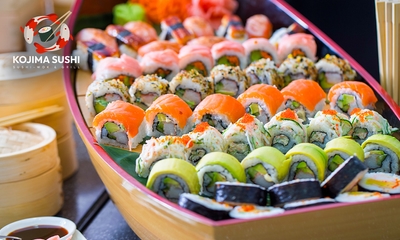 2-gangendiner voor afhaal of dine-in (2 personen) bij Sushi Kojima in hartje Antwerpen