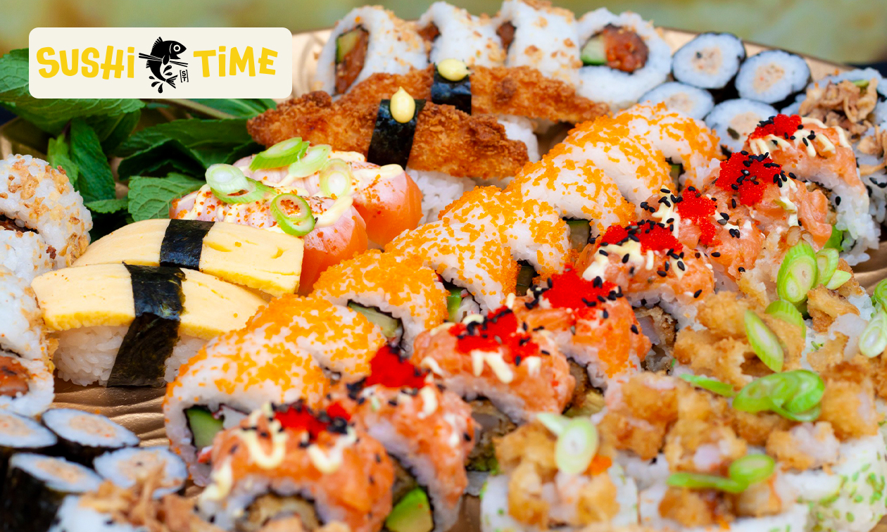 Sushibox (16, 32 of 72 stuks) om af te halen bij Sushi Time Amstelveen (Westwijk) Sushibox (16, 32 of 72 stuks) om af te halen bij Sushi Time Amstelveen (Westwijk)