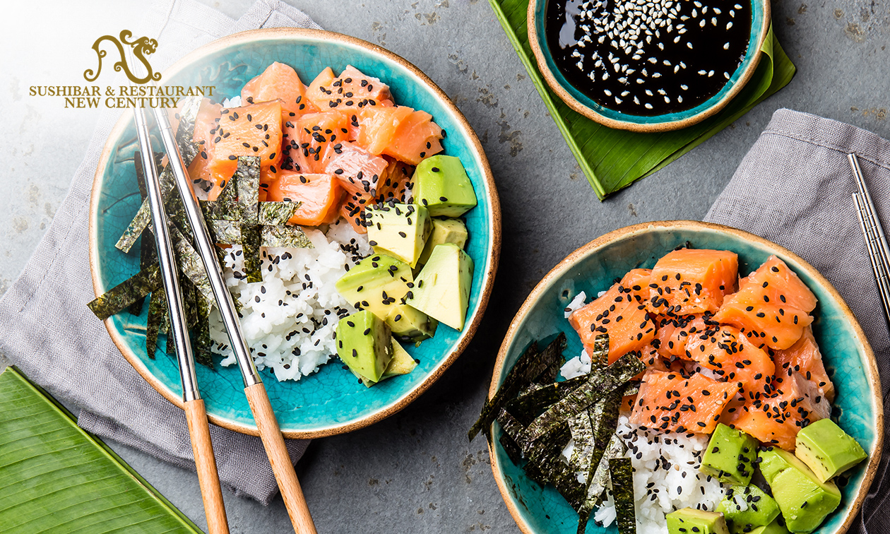 2 pokébowls om af te halen bij New Century