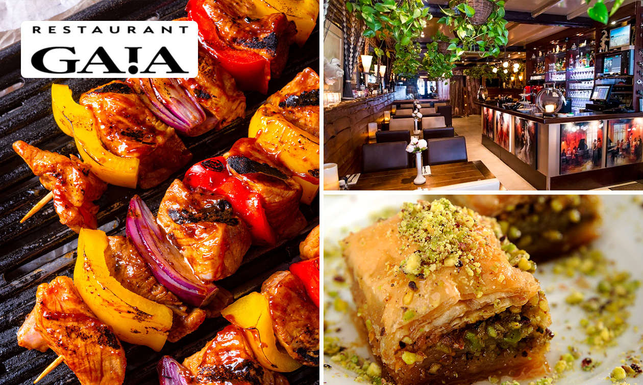 3-gangen keuzediner bij Syrisch Restaurant Gaia