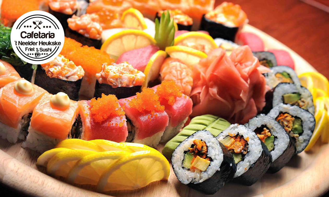 Sushibox (30, 32 of 50 stuks) bij 't Neelder Heukske