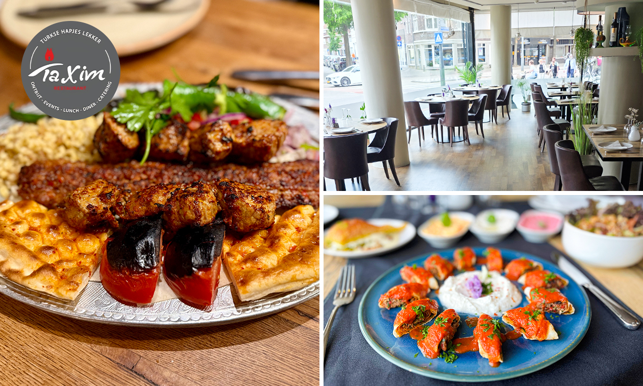 Turkse tapasschotel + huisgemaakte baklava bij Taxim Restaurant
