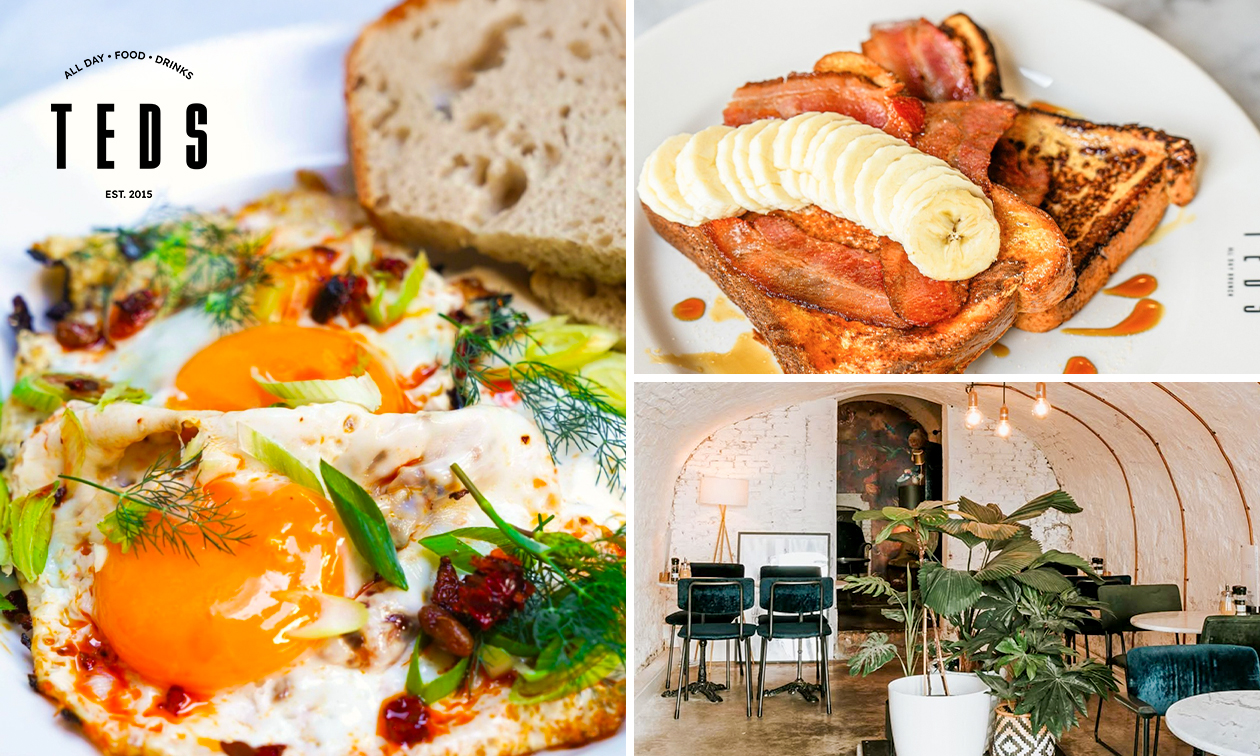 Brunch- of lunchgerecht naar keuze bij Teds in hartje Utrecht