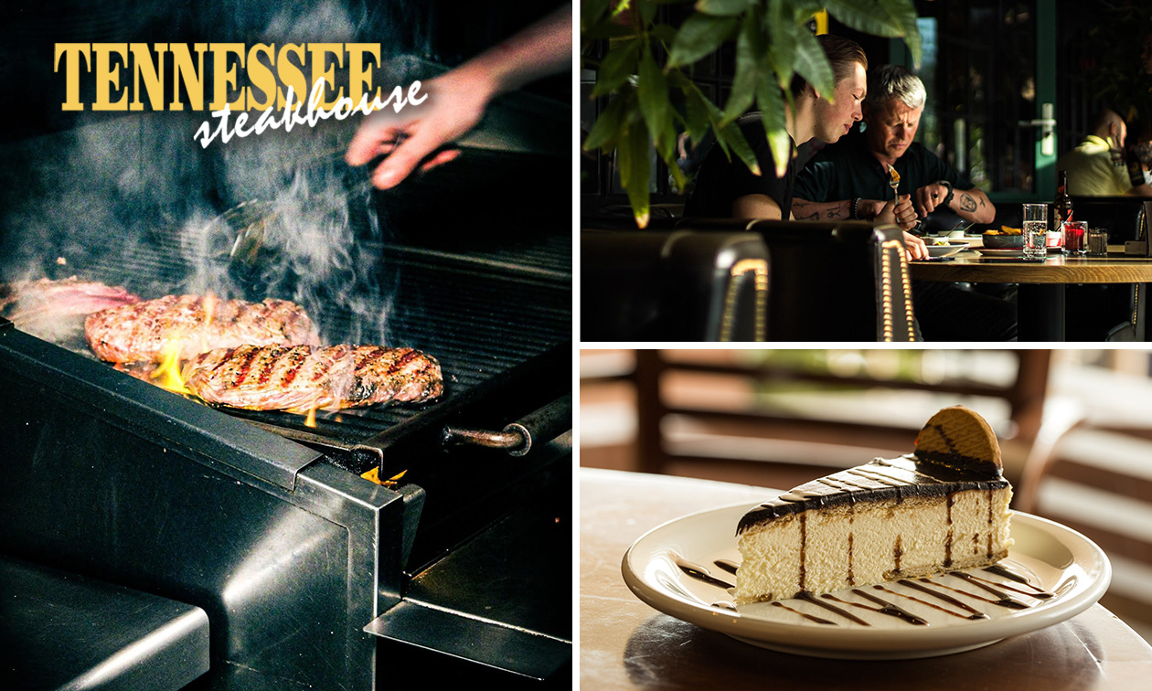 3-gangen keuzediner bij Tennessee Steakhouse