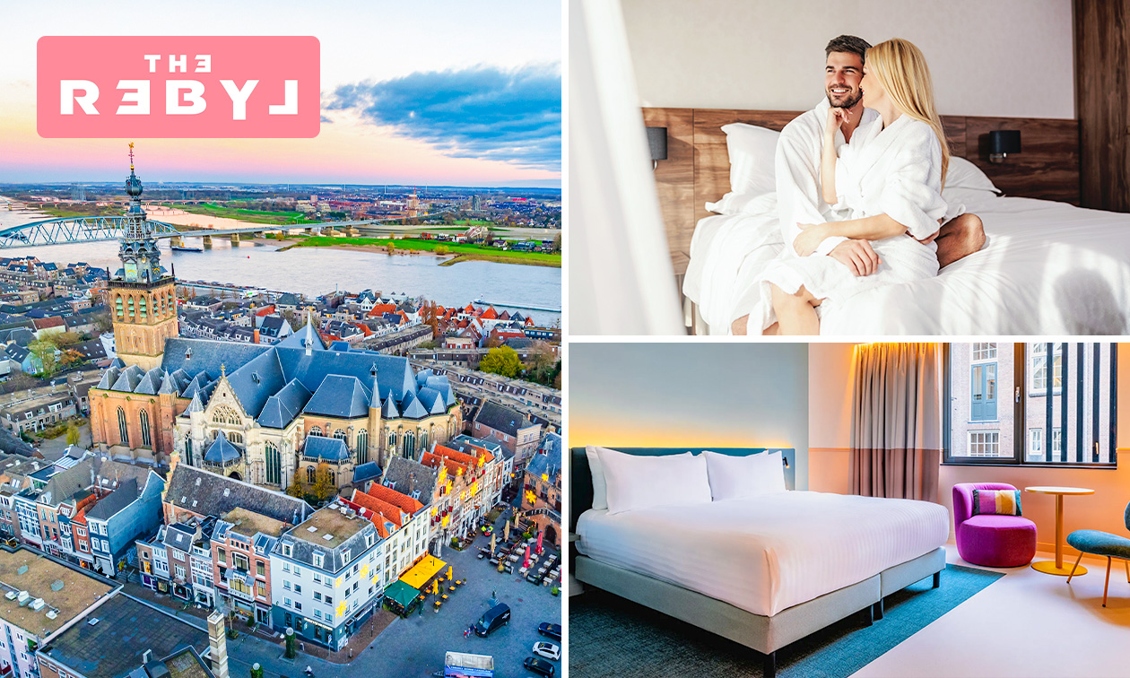 Übernachtung für 2 + Frühstück + Willkommensgetränk + Late Check-out in Nijmegen