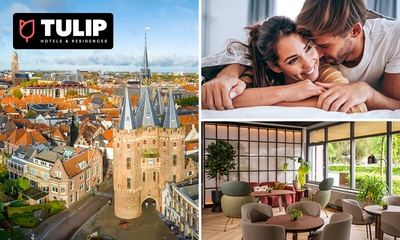 Übernachtung für 2 + Frühstück + Häppchen in Zwolle