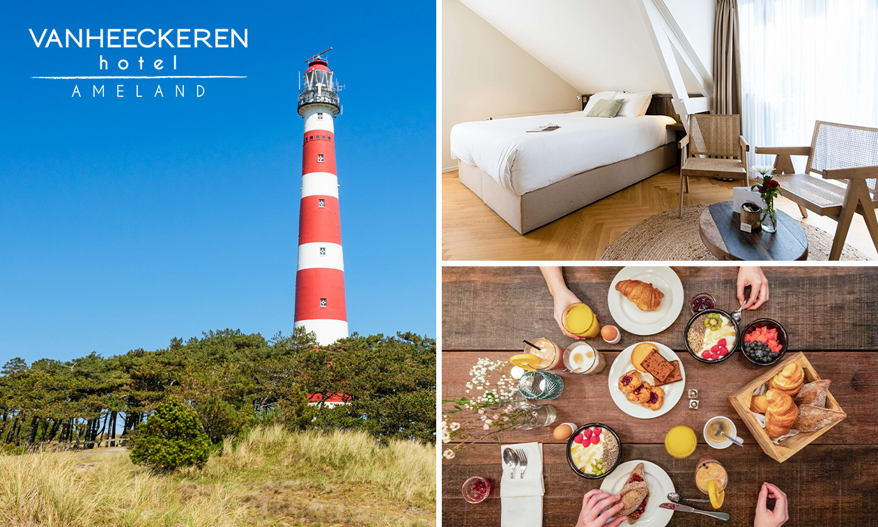 2 Übernachtungen + Frühstück + Dinner + opt. Verkostung + mehr für 2 auf Ameland