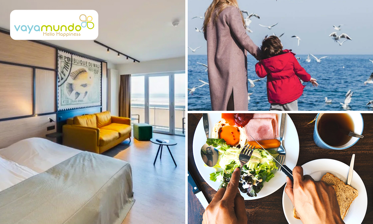 Übernachtung(en) für 2-4 + Flasche Wein + opt. Besuch mit Verkostung am Strand von Ostende