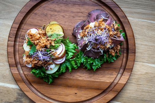 2 stk. smørrebrød