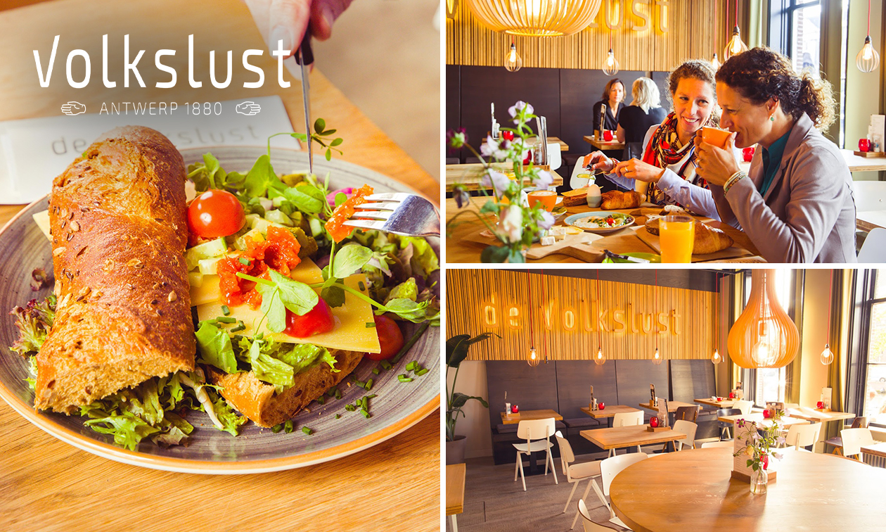 2-gangenlunch à la carte bij Volkslust in Haarlem