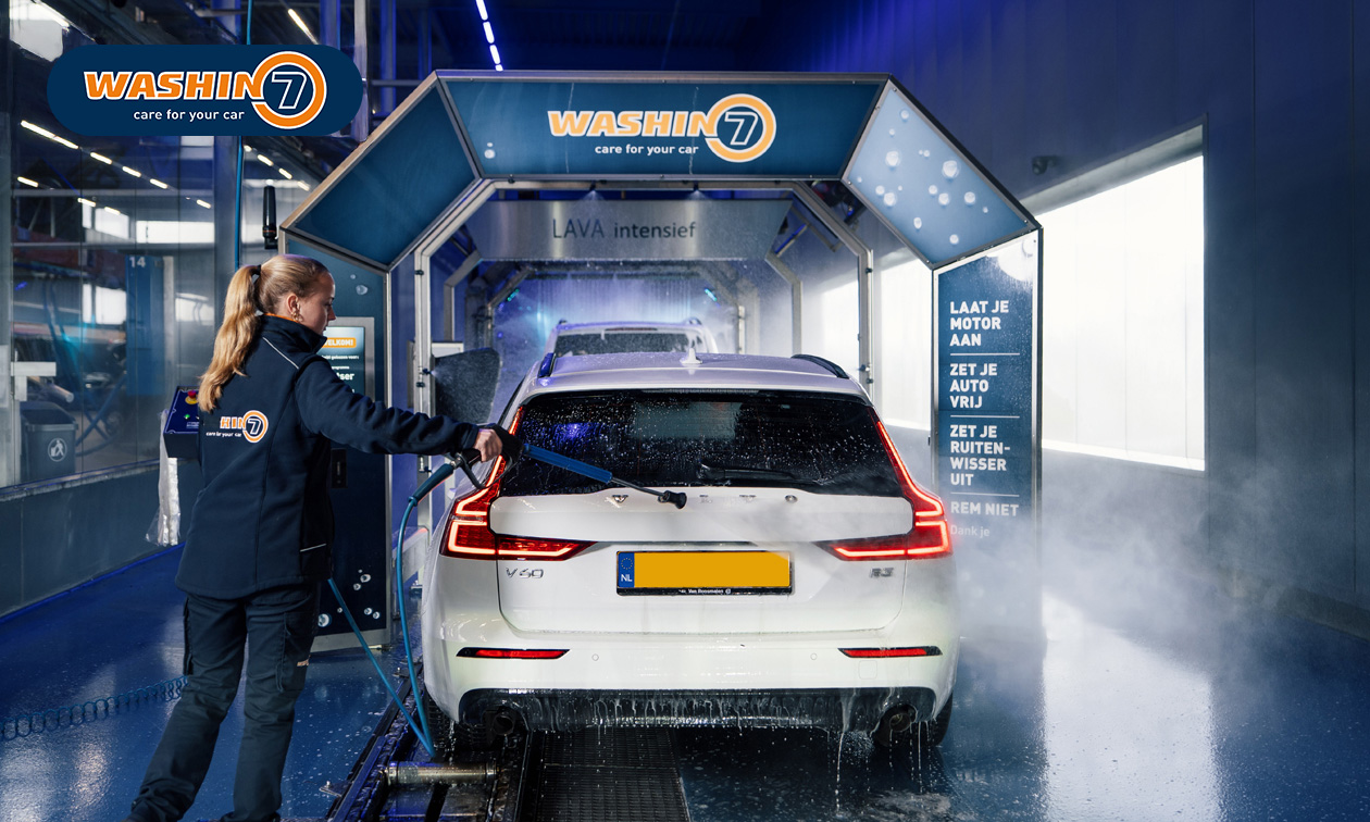 Complete carwash bij Washin 7 Rijen