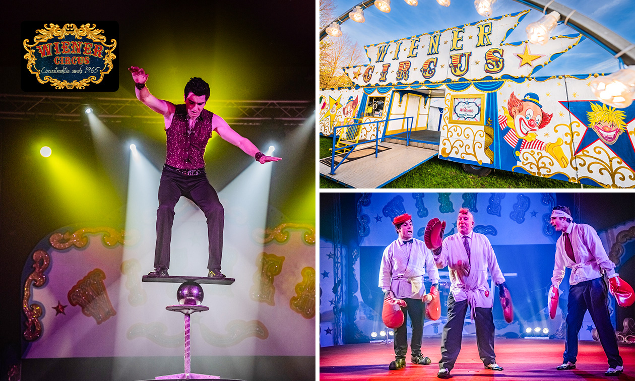 Entree voor Wiener Circus in Izegem