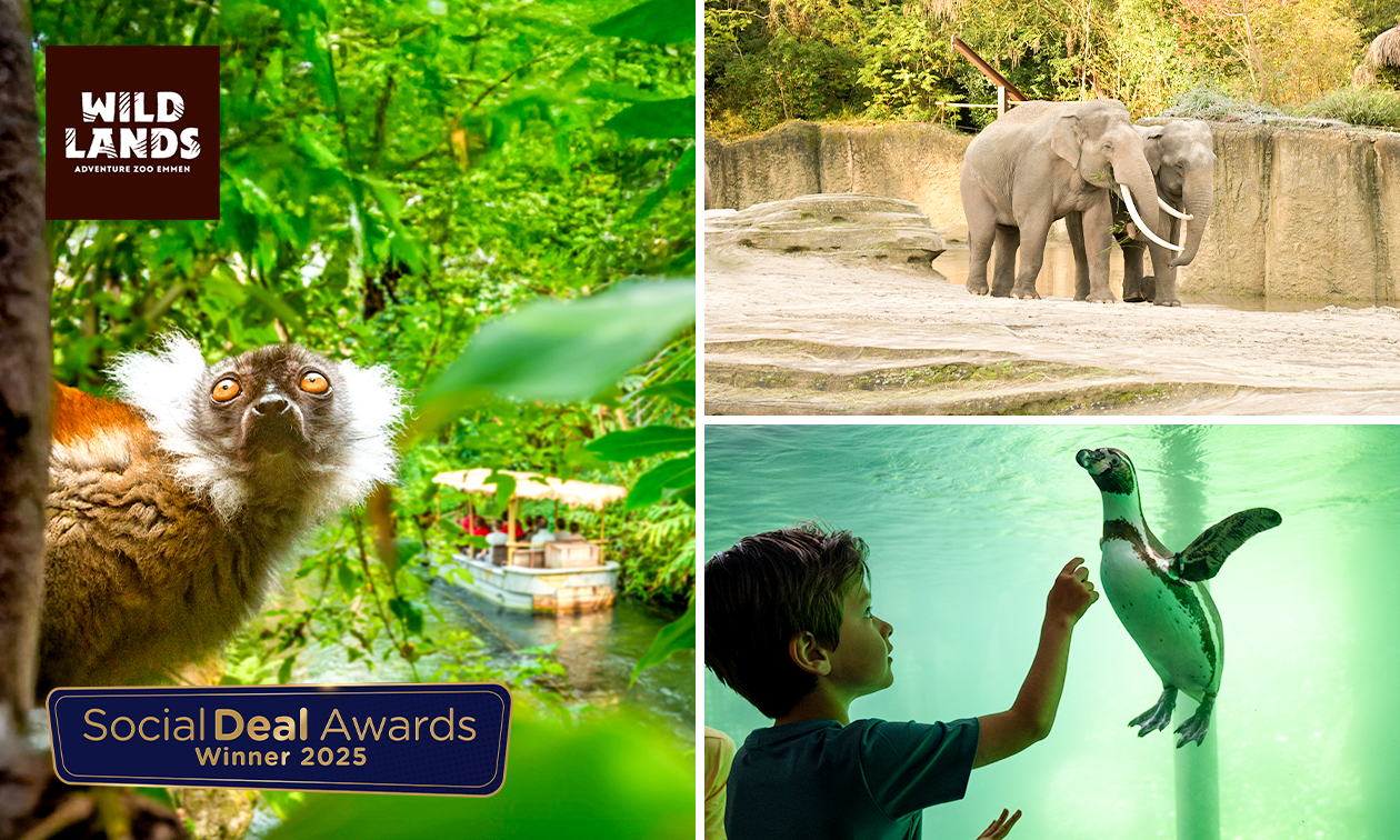 Tageseintritt für WILDLANDS Adventure Zoo Emmen
