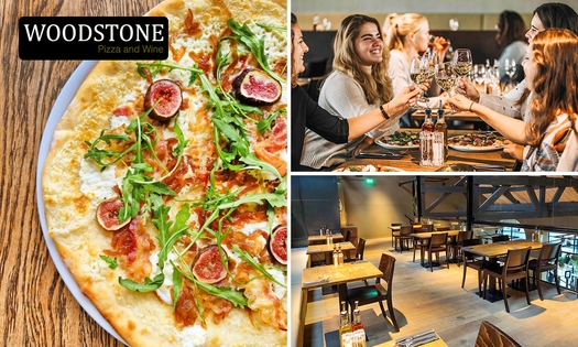 2-gangen keuzelunch bij WOODSTONE Pizza and Wine in Alphen aan den Rijn