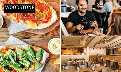 2-gangen keuzelunch bij WOODSTONE Pizza and Wine Hoofddorp