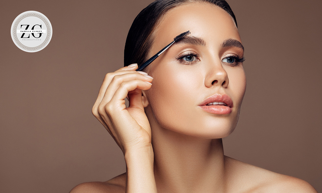Wenkbrauw- of wimperbehandeling naar keuze