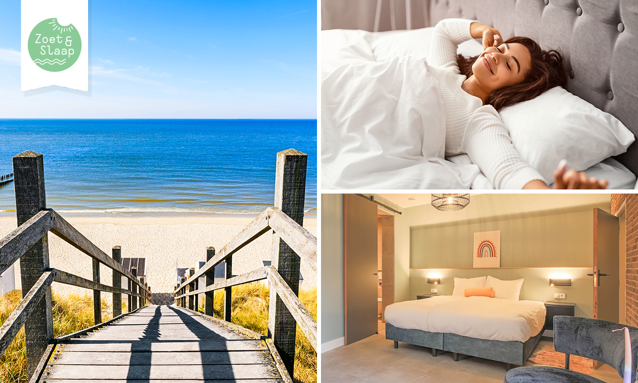 2 Übernachtungen für 2 oder 4 + Flasche Sekt + Frühstück in der Nähe der Küste von Zeeland