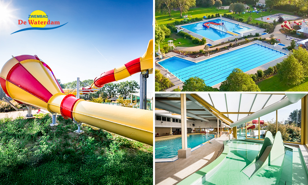 Entree voor Zwembad de Waterdam in Volendam