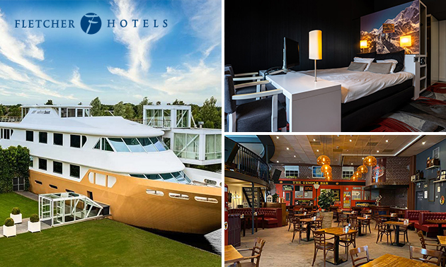 Übernachtung für 2 + opt. Frühstück und 3-Gänge-Menü bei Fletcher Hotels