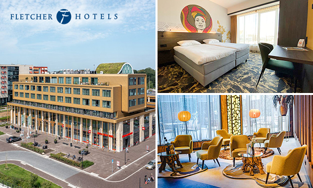 Overnachting voor 2 + evt. ontbijt en 3-gangendiner bij Fletcher Hotels