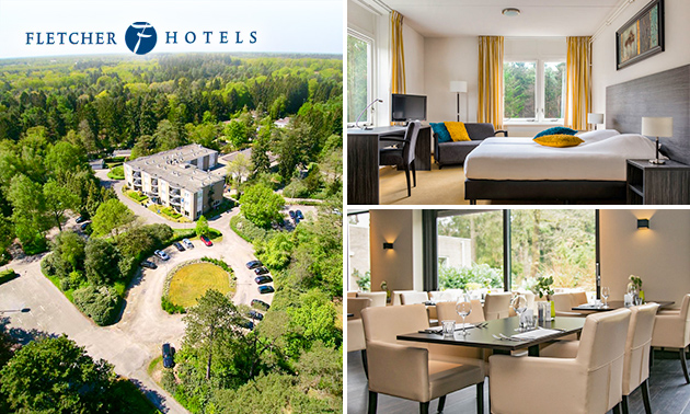 Overnachting voor 2 + evt. ontbijt en 3-gangendiner bij Fletcher Hotels