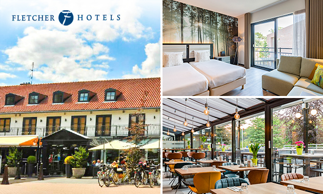 Nuit pour 2 + évtl. petit-déjeuner et dîner en 3 services au Fletcher Hotels