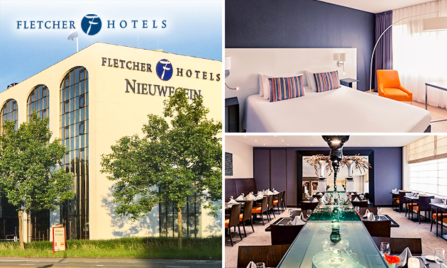 Nuit pour 2 + évtl. petit-déjeuner et dîner en 3 services au Fletcher Hotels