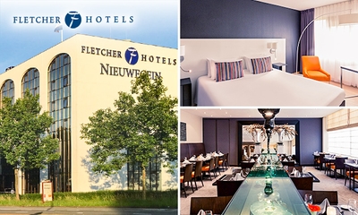 Übernachtung für 2 + opt. Frühstück und 3-Gänge-Menü bei Fletcher Hotels