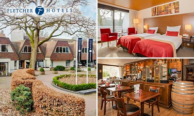 Übernachtung für 2 + opt. Frühstück und 3-Gänge-Menü bei Fletcher Hotels